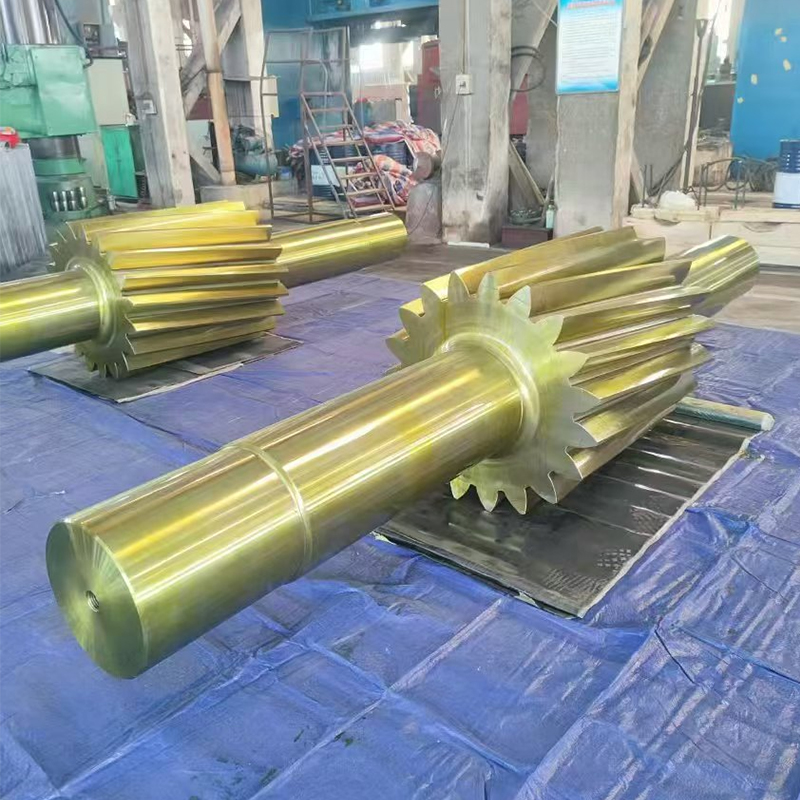 How can we prevent deformation from exceeding tolerances and affecting the use of large gears during heat treatment?